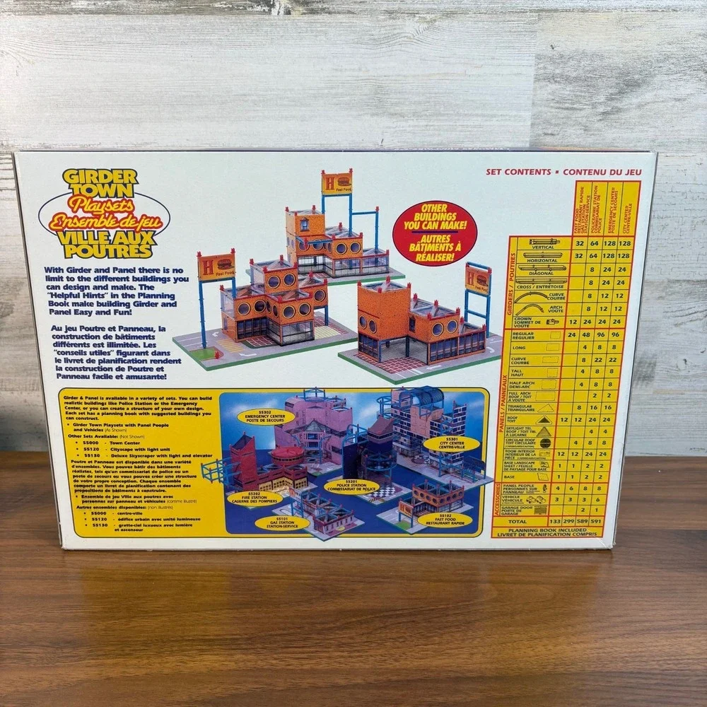 Irwin GirderPanel Building System Fast Food Restaurant building set Sealed 1990s